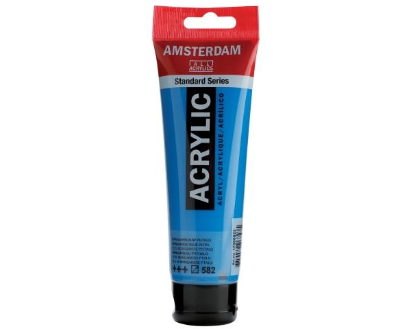 AMSTERDAM Acrylfarbe 120ml 17095822 manganblau pht 582