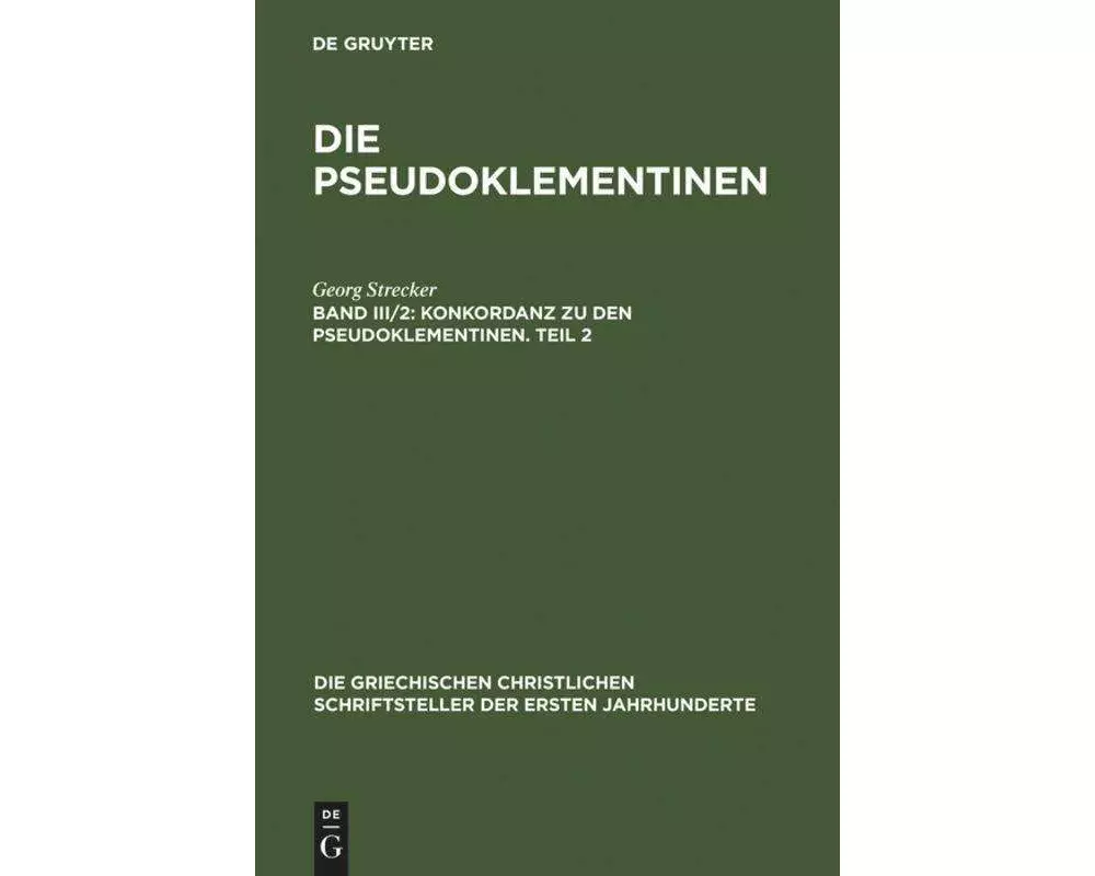 Konkordanz zu den Pseudoklementinen, Teil 2