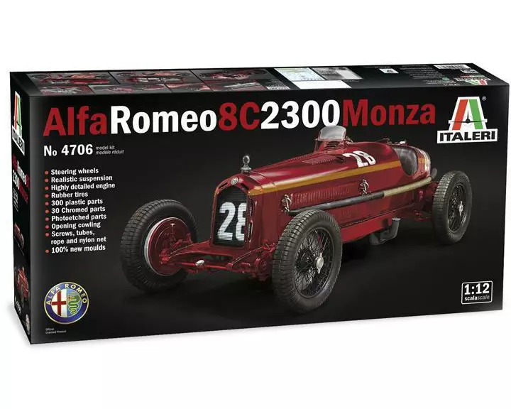 Italeri Bausatz Alfa Romeo 8C 2300 Monza 1:12