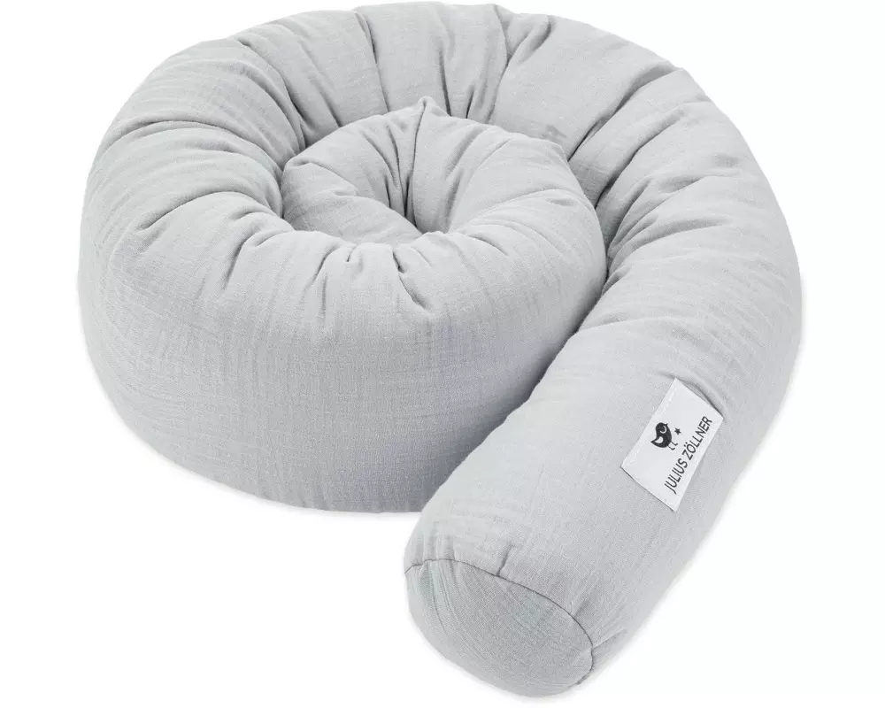 Julius Zöllner Nestschlange Musselin Grau 180 cm