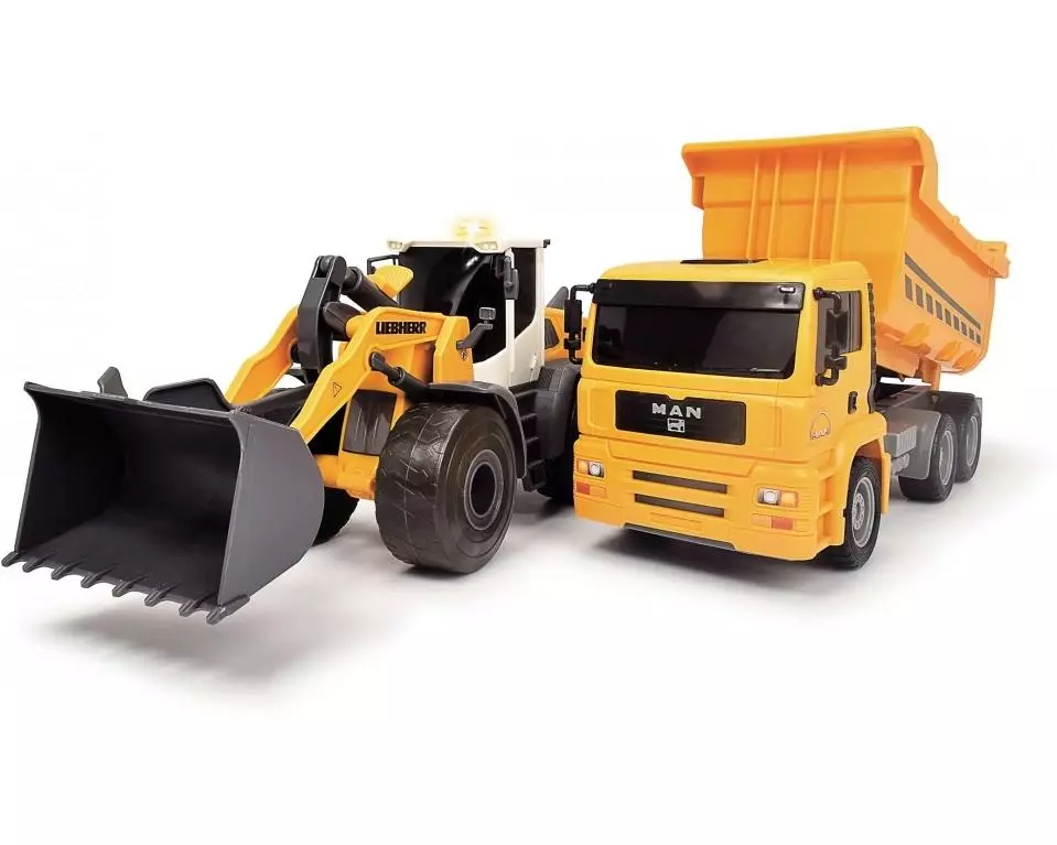 Dickie Toys Baustellenfahrzeug Construction Twin Pack