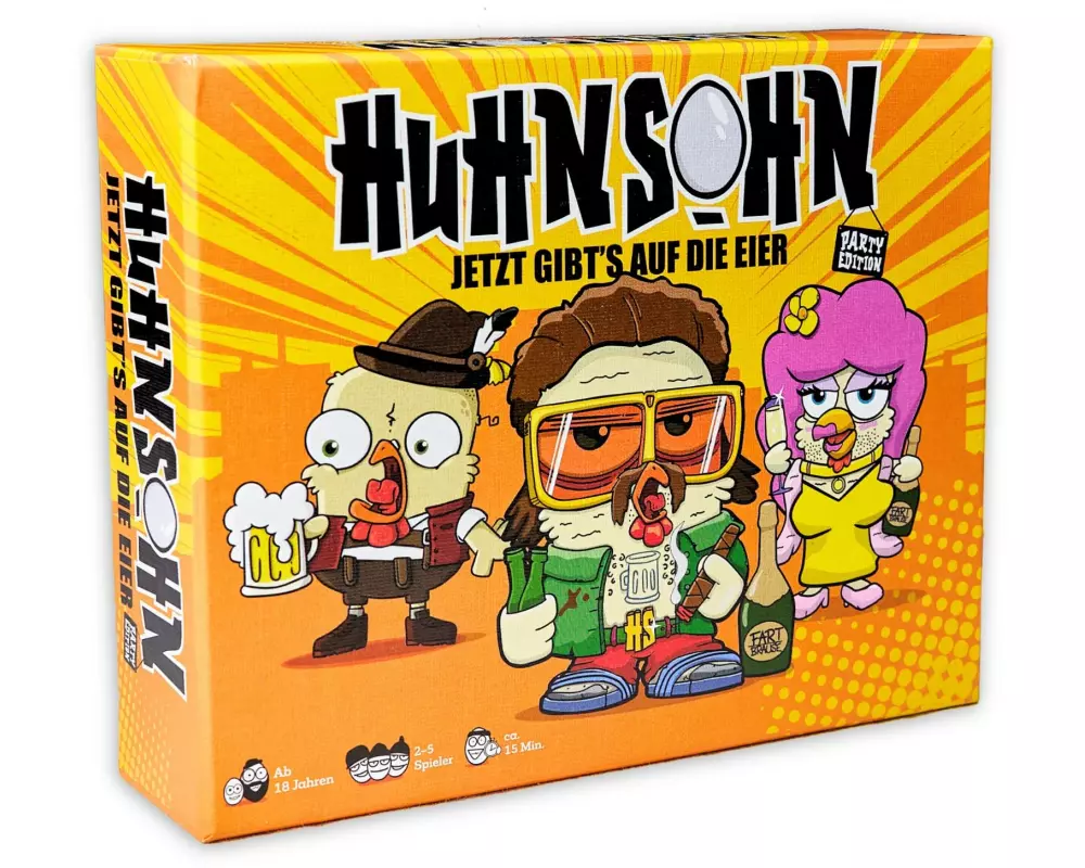 Kampfhummel Huhnsohn Partyspiel