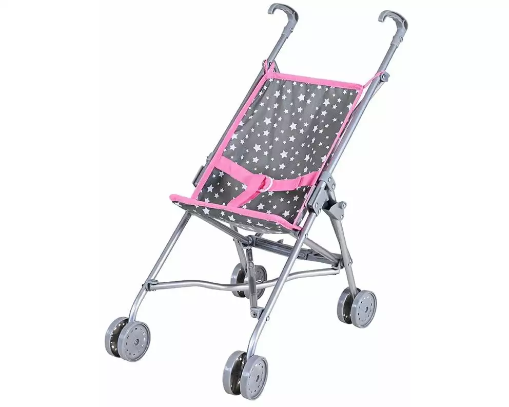 Knorrtoys Puppenbuggy Sim – Star Grey