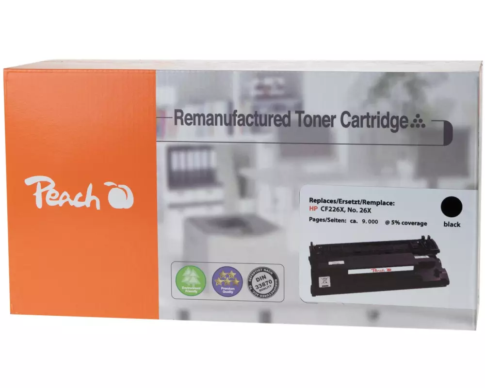 Peach Toner HP Nr. 26X (CF226X) Black
