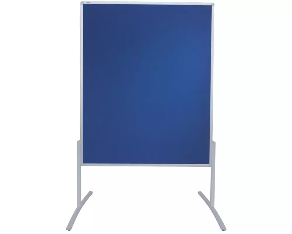 Franken Moderationswand Pro 150 cm x 120 cm, Blau, einteilig