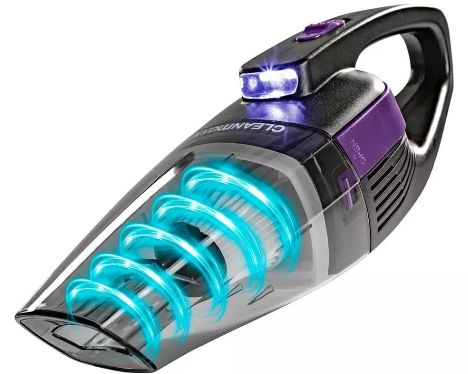 CLEANmaxx Akku-Handsauger Grau, Violett Grau, Violett