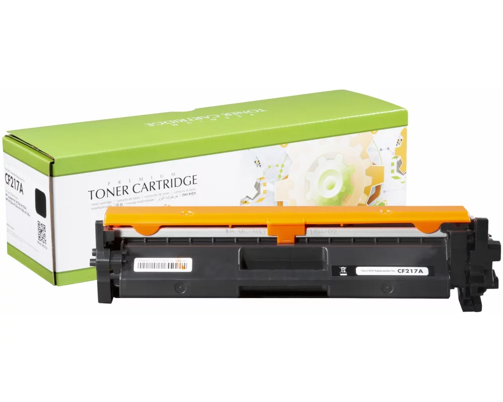 STATIC Toner cartridge compatible with HP CF217A black compatible 1.600 pages
