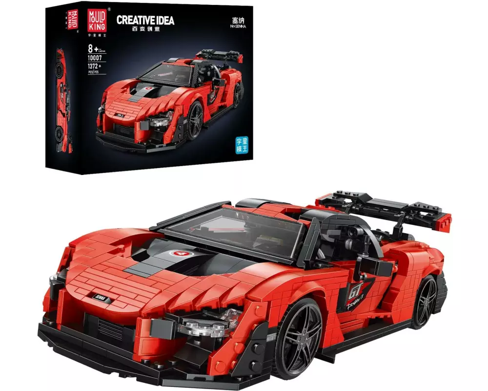 Mould King Rennwagen Senna GTR Klemmbaustein-Set