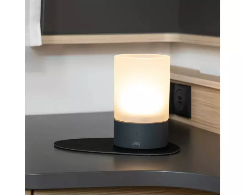 Silwy Magnet-Windlicht WHITE 15 cm