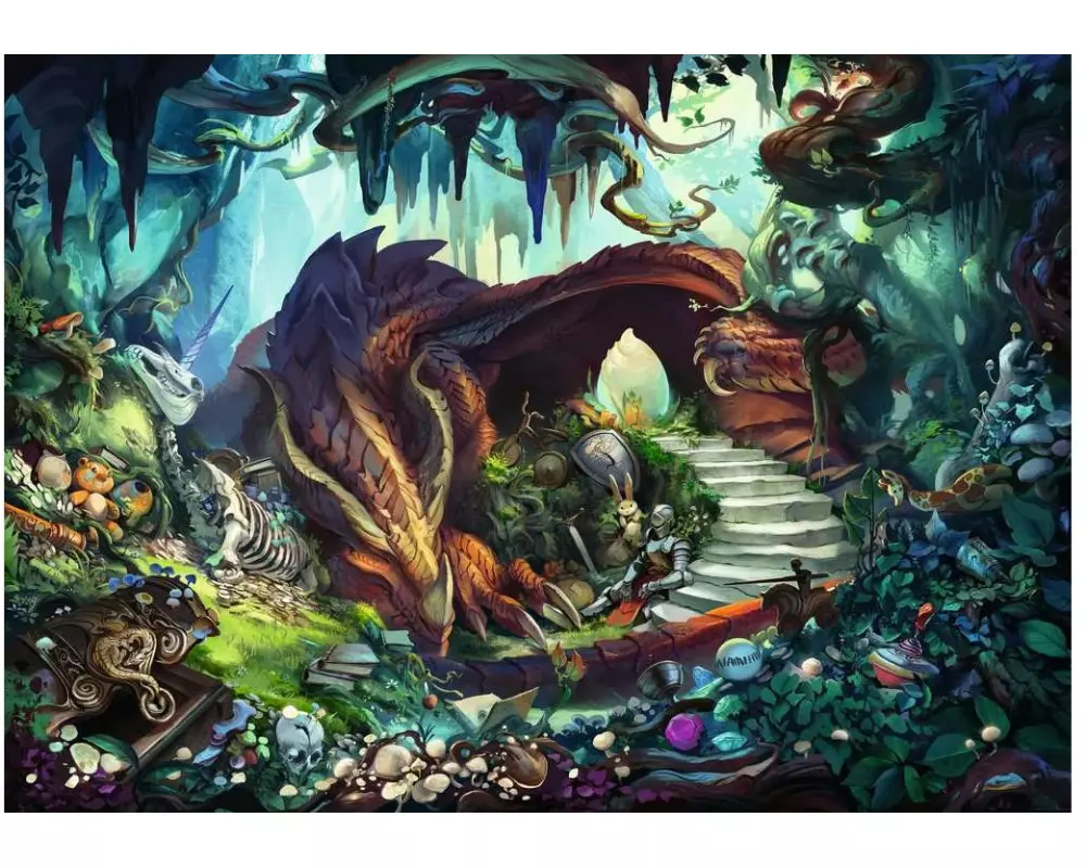 Ravensburger Puzzle In the Dragon cave 759 Teile