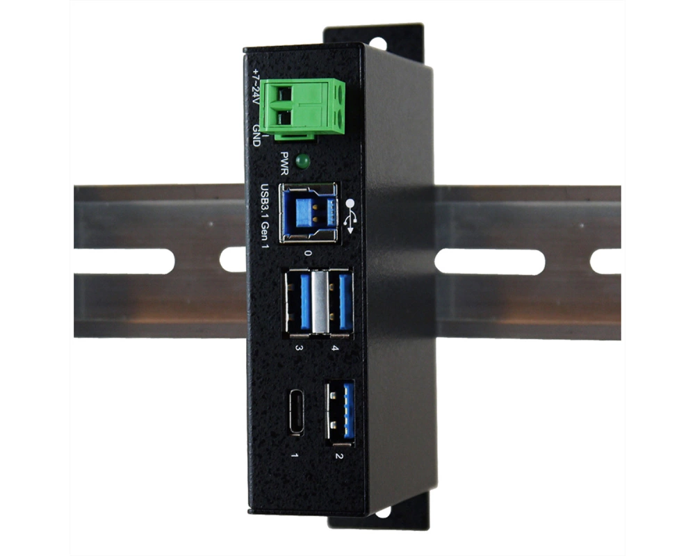 EXSYS EX-1194HMS 4 Port USB 3.2 Gen1 HUB C-Buchse, 15KV ESD Surge Protection