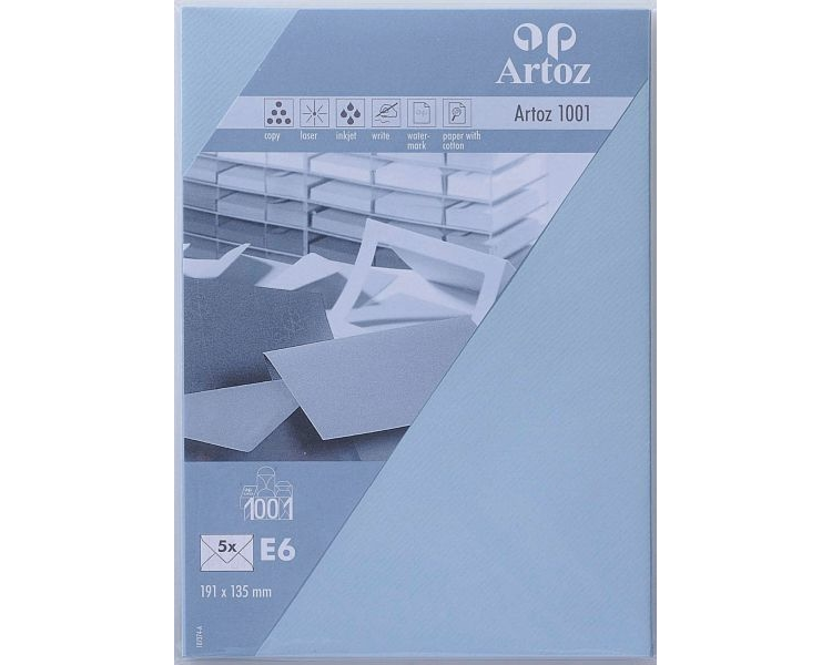 ARTOZ Couverts 1001 E6 107374184 100g, pastellblau 5 Stück