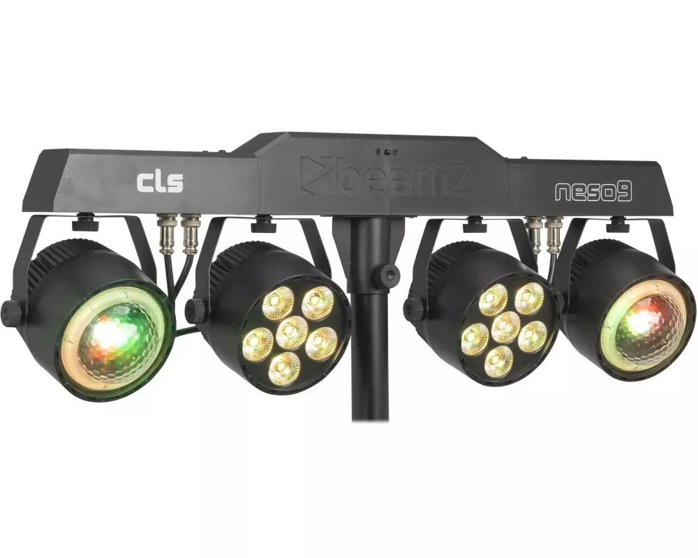BeamZ CLS Neso9 Party Bar 2 RGBW LED PAR Strahler 2 JellyMoon Stativ