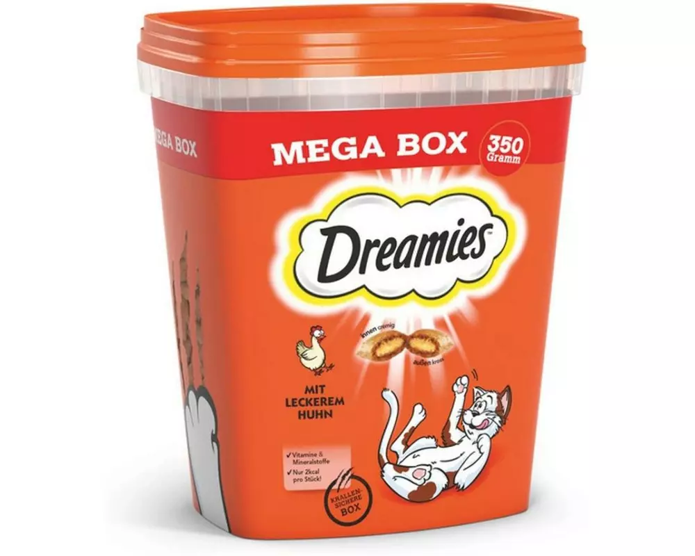 Dreamies Katzen-Snack Box Huhn 350 g