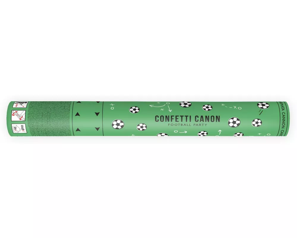 Partydeco Konfettikanone Fussball 40 cm