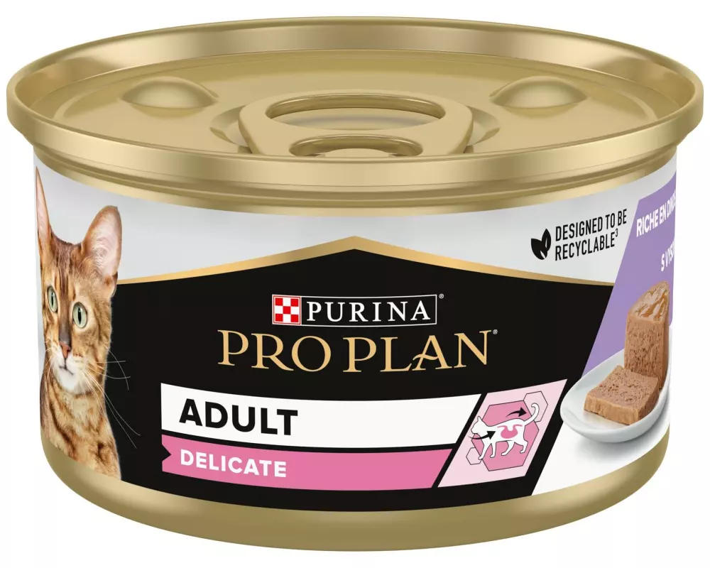 Purina Pro Plan Nassfutter Adult Delicate Truthahn, 85 g