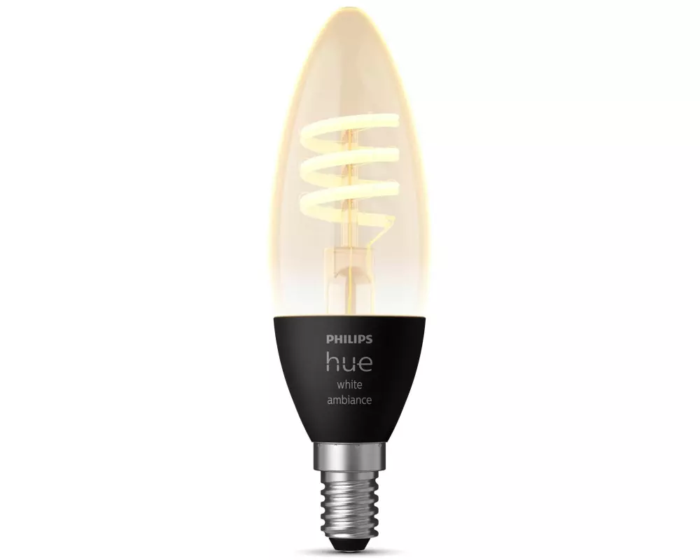 Philips Hue Leuchtmittel White Amb. Filament E14 Einzelpack