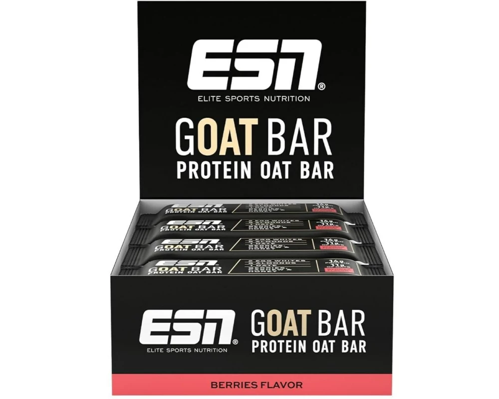 ESN GOAT Bar Beeren, 12 x 55 g