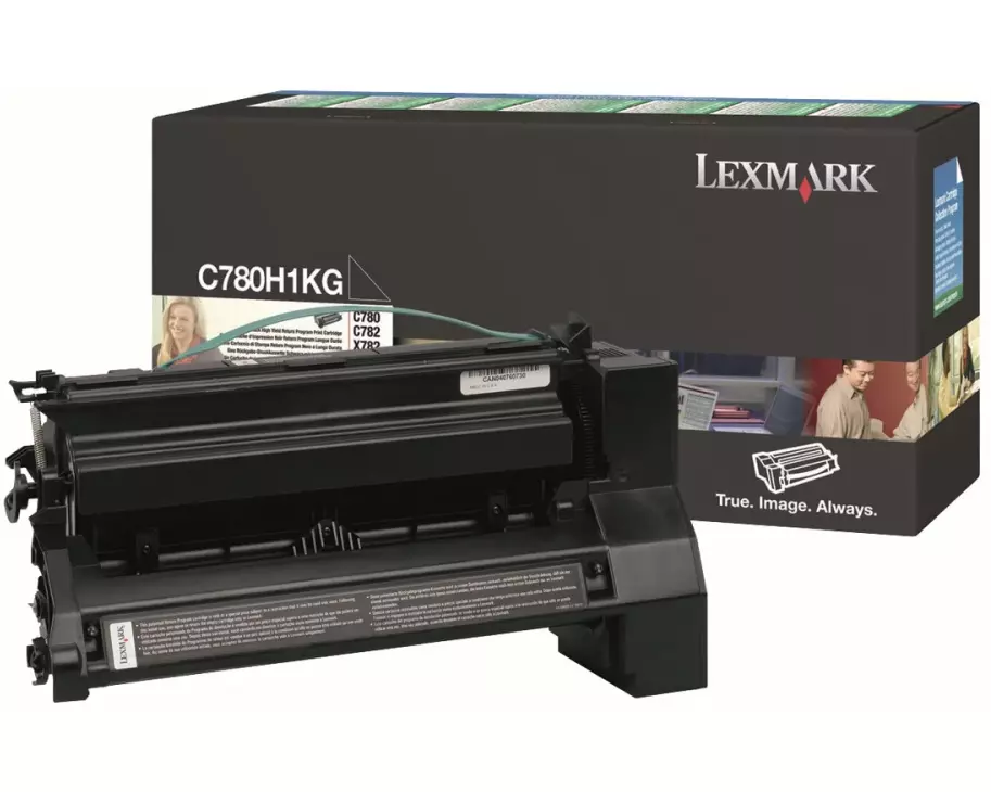LEXMARK C782, X782e Toner black Std Capacity 10.000 pages return