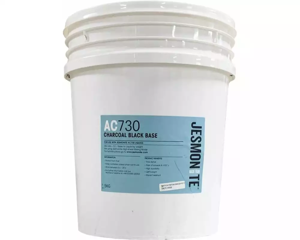 Jesmonite Modelliermasse Zementbasis Pulver AC 730, 25 kg, Schwarz