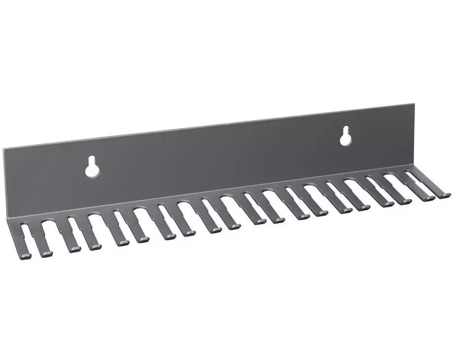 Adam Hall CABLE HOLDER Wandmontage, Stahl, Schwarz, 19 Aufnahmen