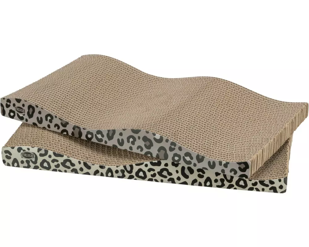 Trixie Kratzpappe Leo 2 Stück, Braun, 44 x 6 x 25 cm