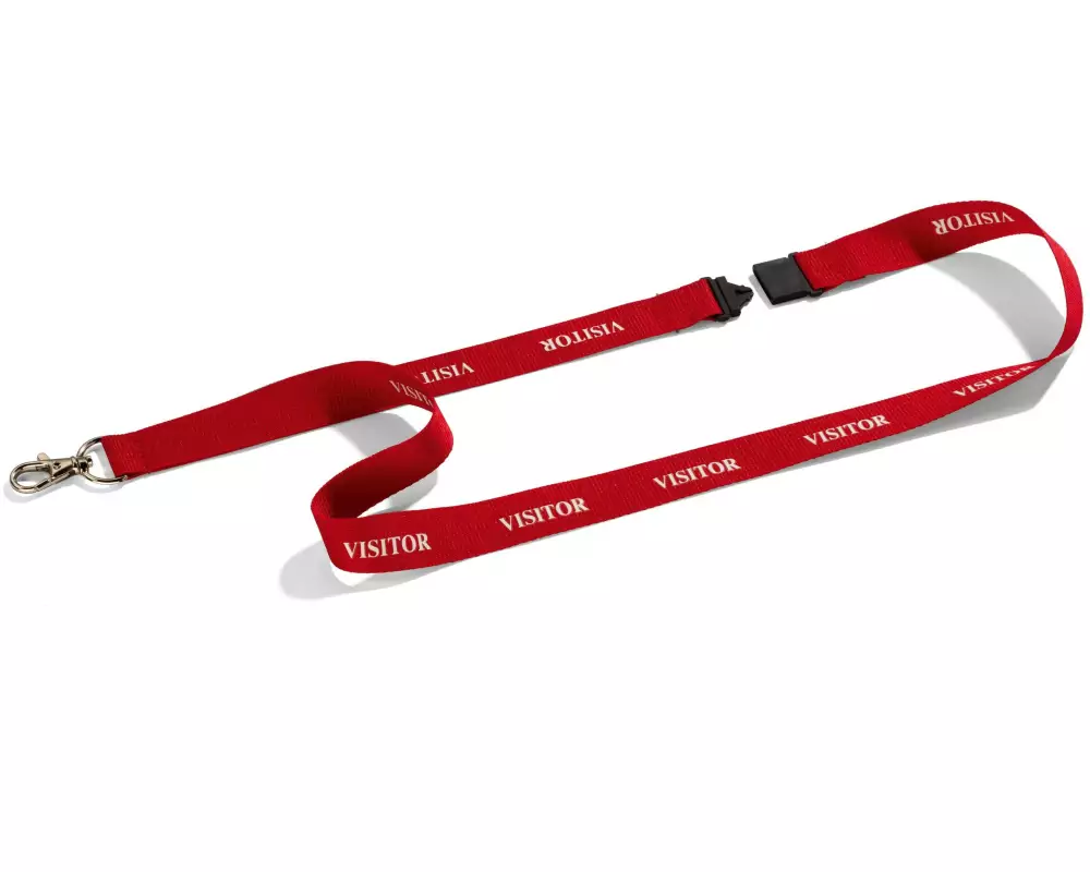 DURABLE Schlüsselband, VISITOR Rot, 10 Stück