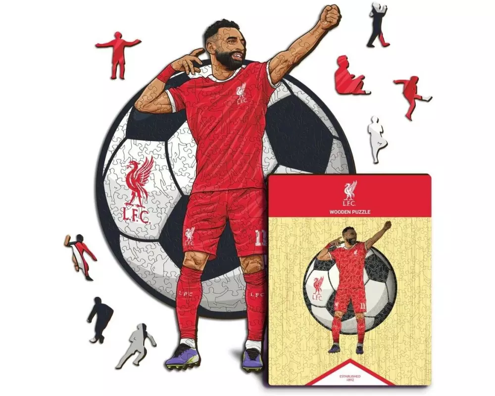 Iconic Puzzle Holz-Puzzle Mohamed Salah New S, 150 Teile