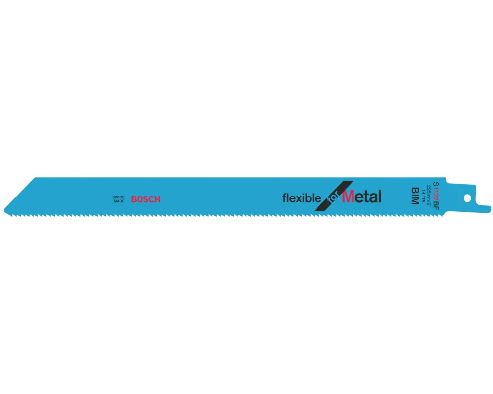 Bosch Professional Säbelsägeblatt S 1122 BF Flexible for Metal, 100 Stück