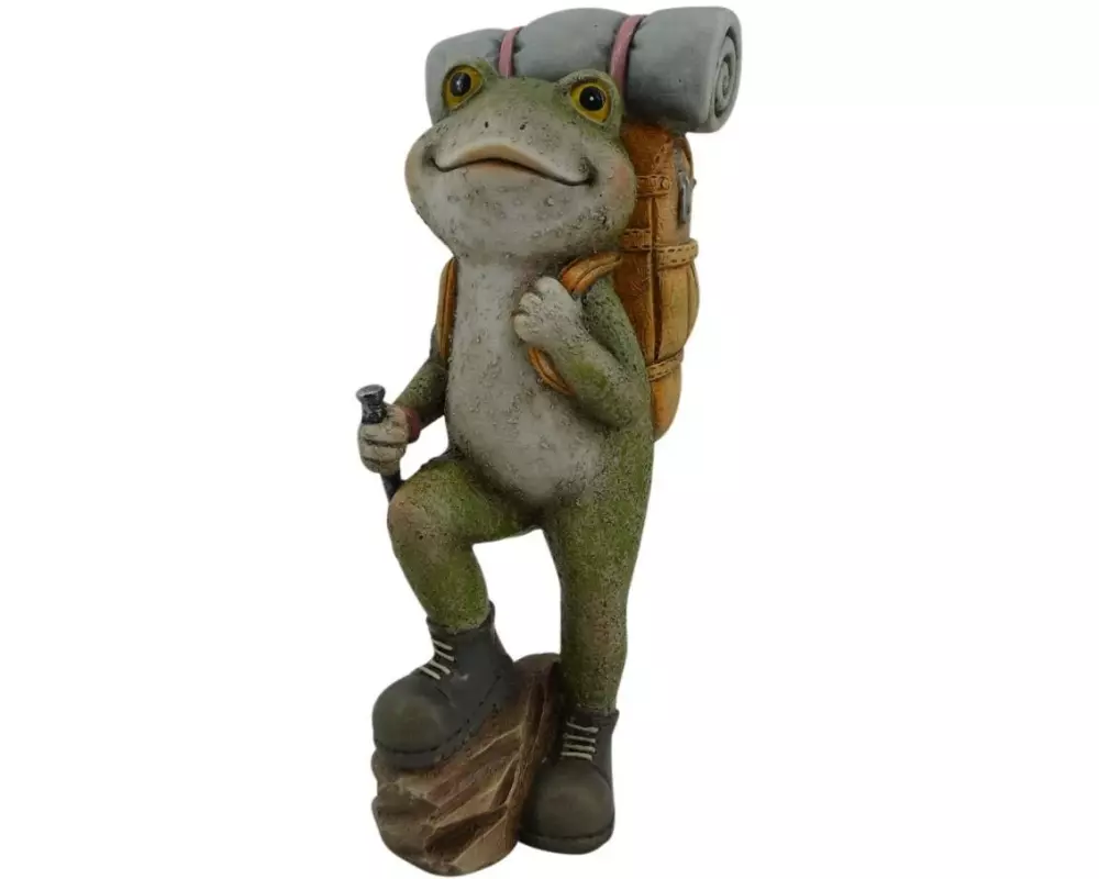 Dameco Dekofigur Frosch mit Rucksack