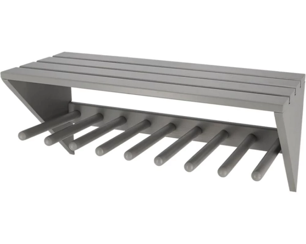 Esschert Design USA Wand-Stiefelhalter CF49G 76 x 35 cm, Grau