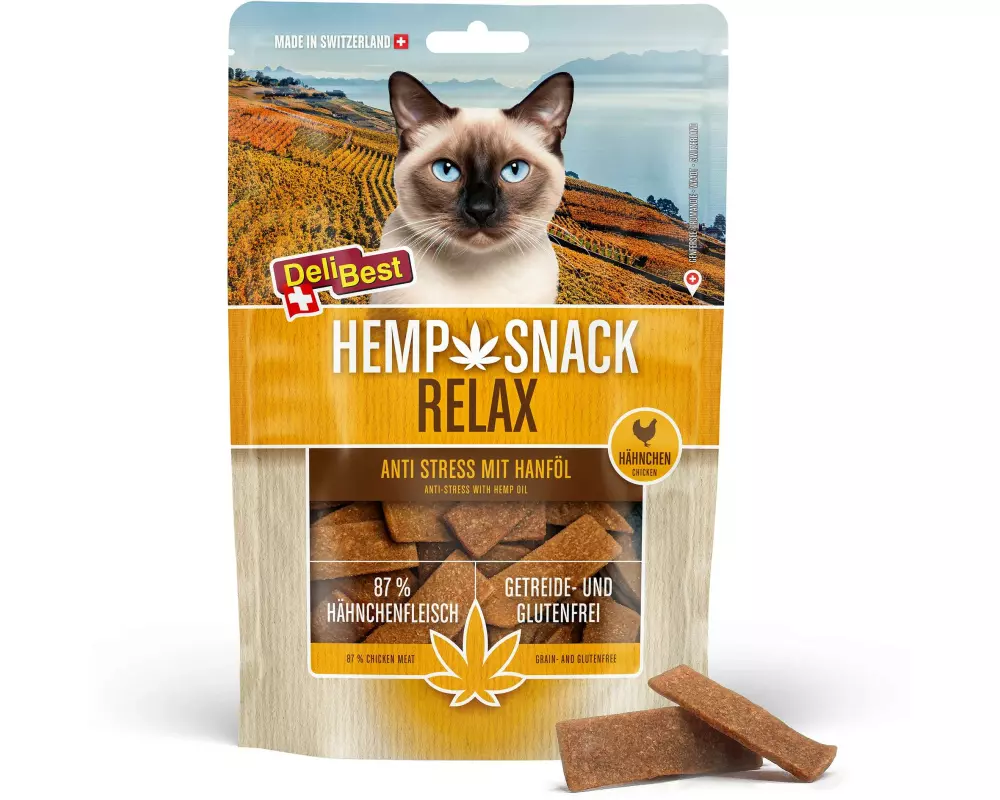 DeliBest Katzen-Snack HempSnack Relax 45 g