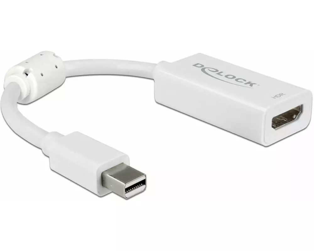 Delock Adapter Mini-DisplayPort – HDMI passiv, 4K, 60 Hz, HDR
