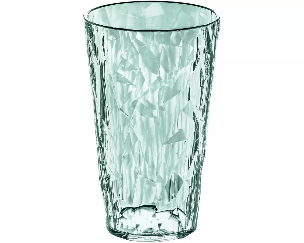Koziol Trinkglas Club Light L 400 ml, 1 Stück, Grün