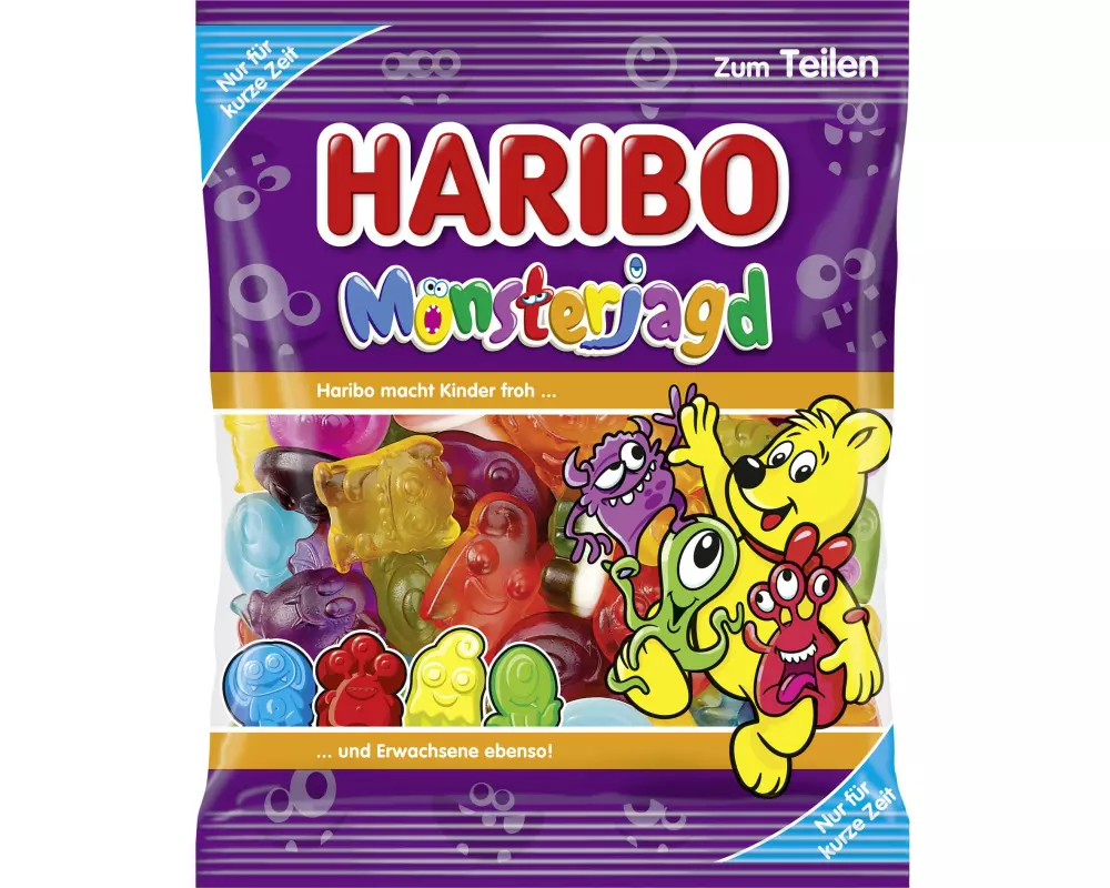 Haribo Fruchtgummi Monsterjagd Halloween Mischung 175 g
