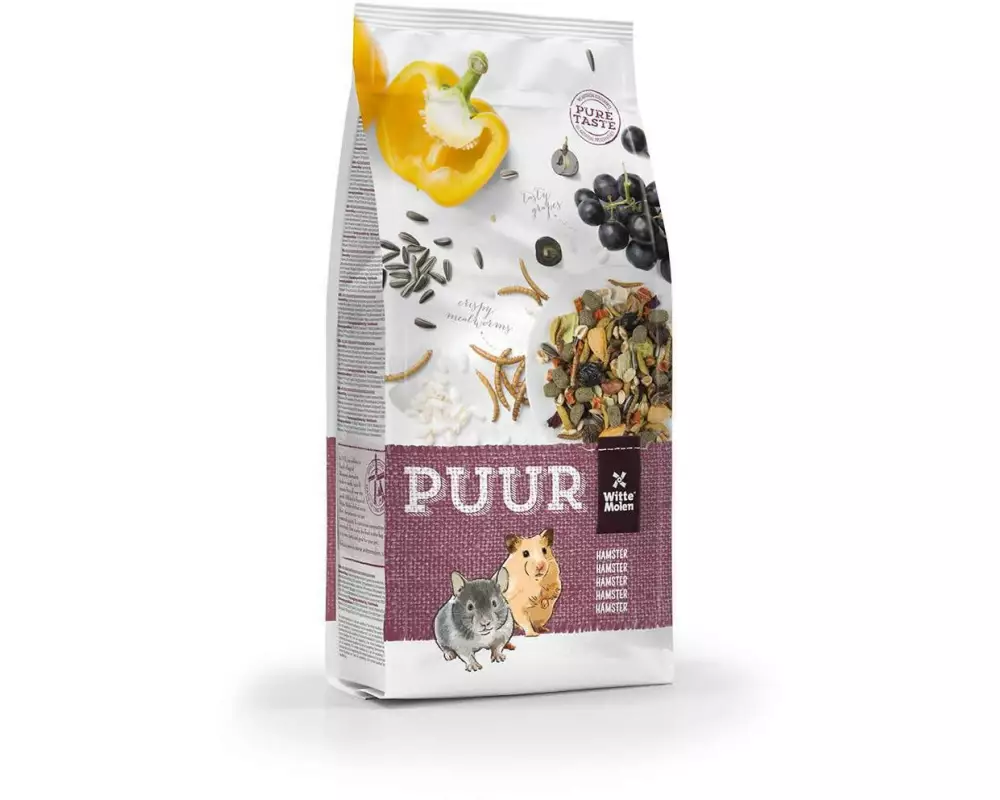 Witte Molen Hauptfutter Puur Gourmet-Müsli für Hamster, 400 g