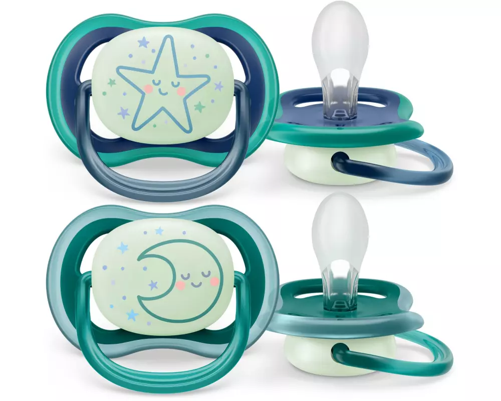 PHILIPS AVENT Nuggi ultra air Night 6-18 Mt. Sterne/Mond