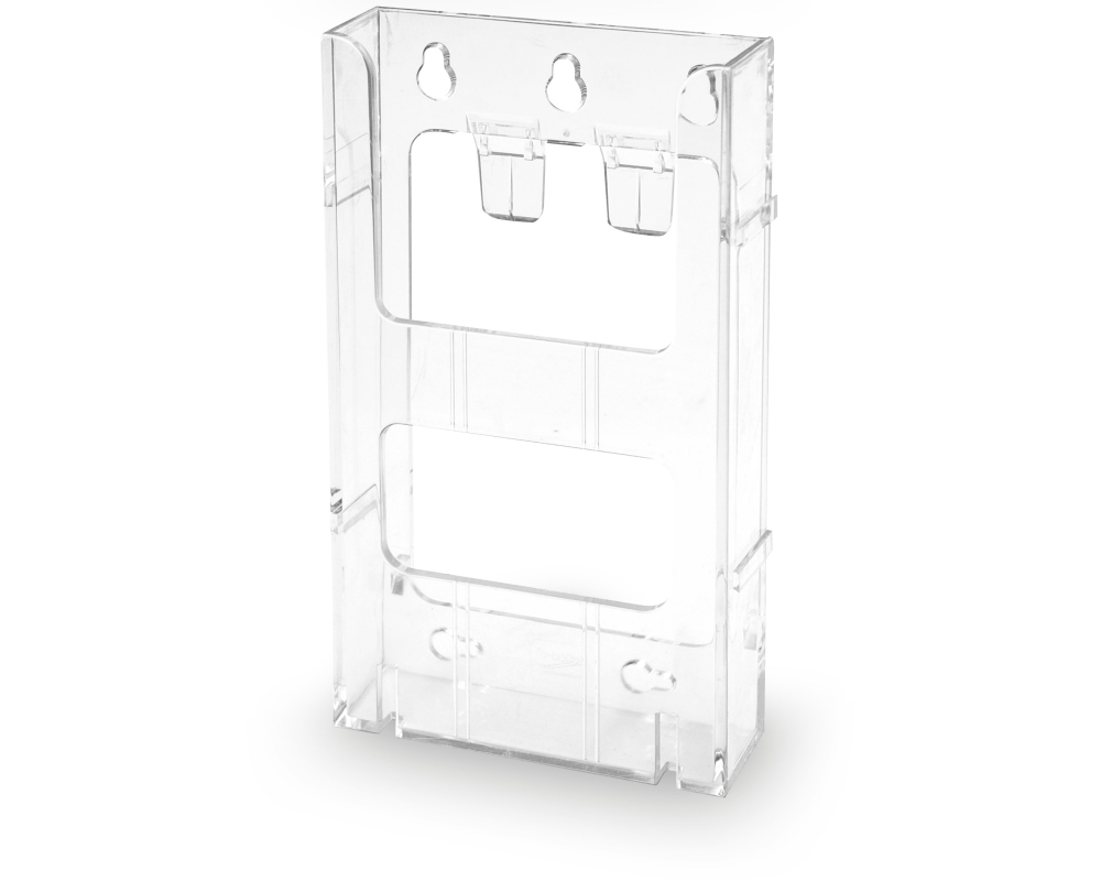 DEFLECTO Prospekthalter Lit-Loc 1/3 A4 771901 hoch, mit Verrigelung