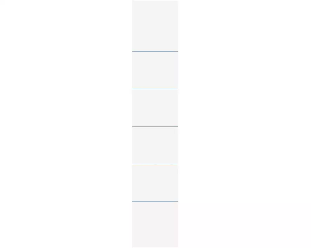 Biella Rückenschilder 2.7 x 14.3 cm, 25 Stück, Weiss