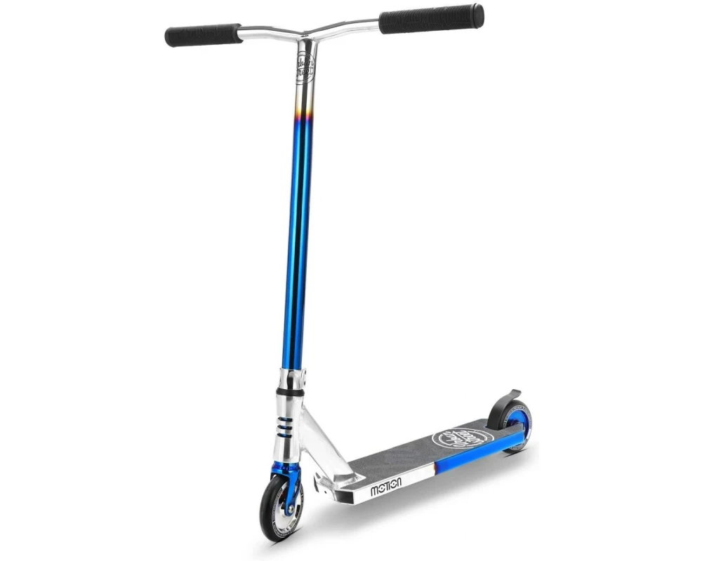 Motion Scooter Urban Pro, Chrome-Neonblau