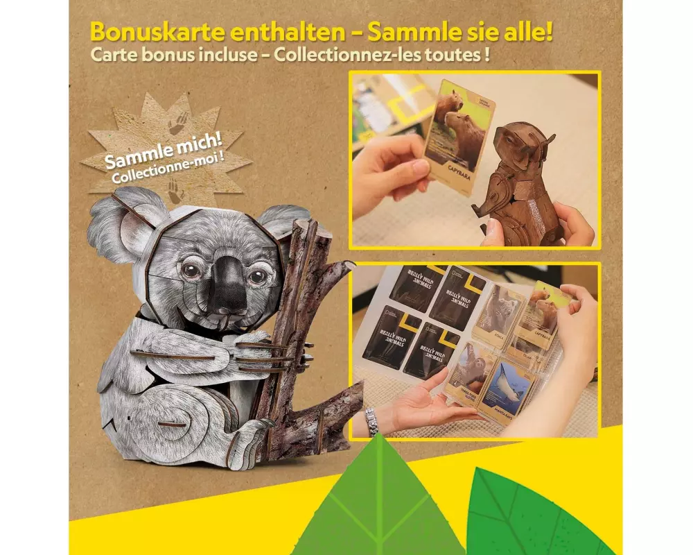 CubicFun Puzzle Koala 3D, 60 Teile