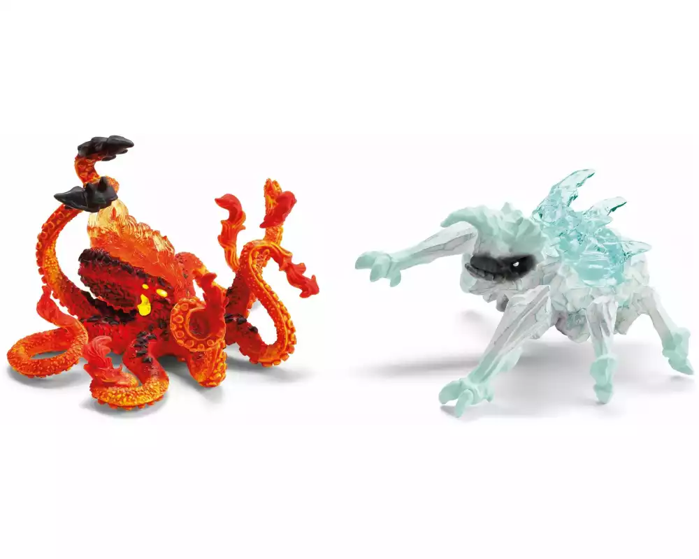 Schleich Eiskäfer vs. Feuerkrake