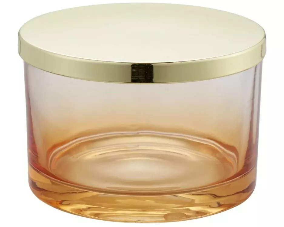 diaqua Kosmetikdose Farin orange Orange, Glas/Metall