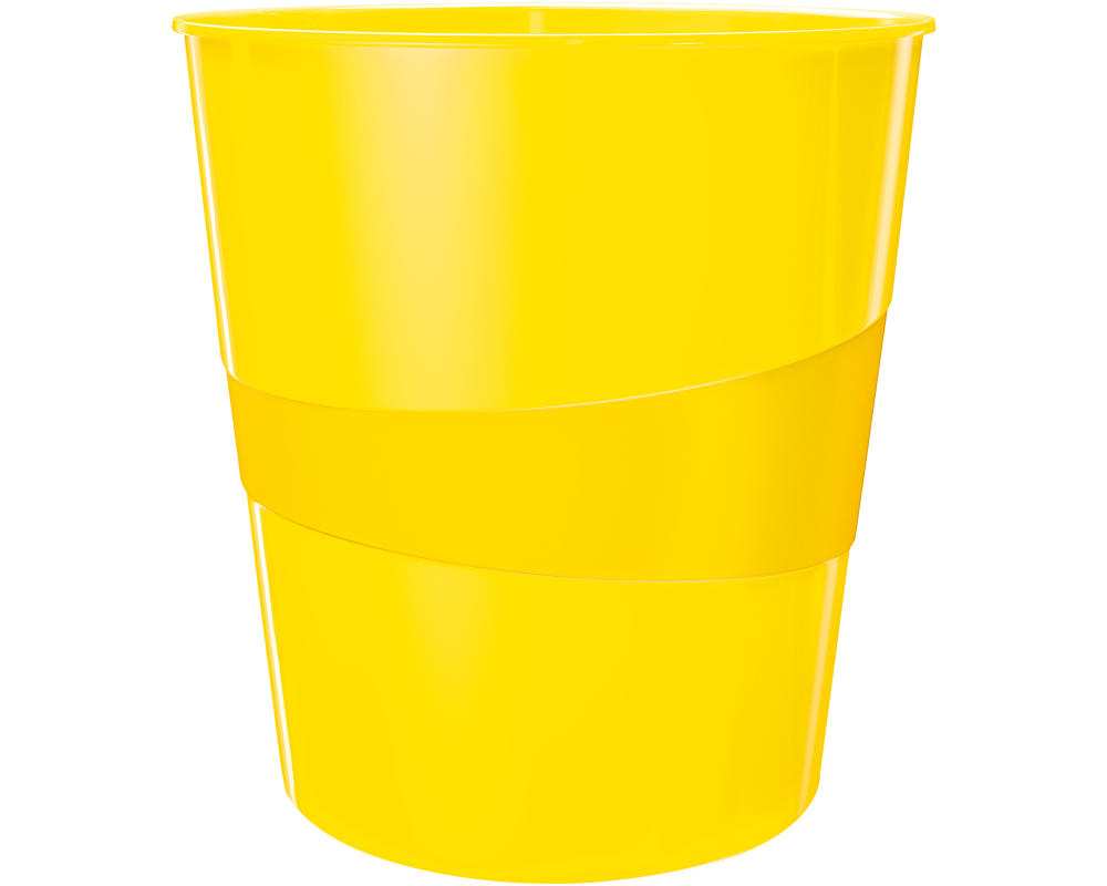 LEITZ Papierkorb WOW 15 Liter 5278-10-16 gelb