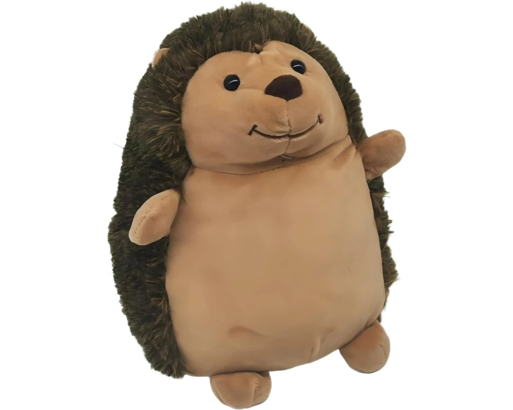 relaxdays Türsicherung Igel 21 cm Braun