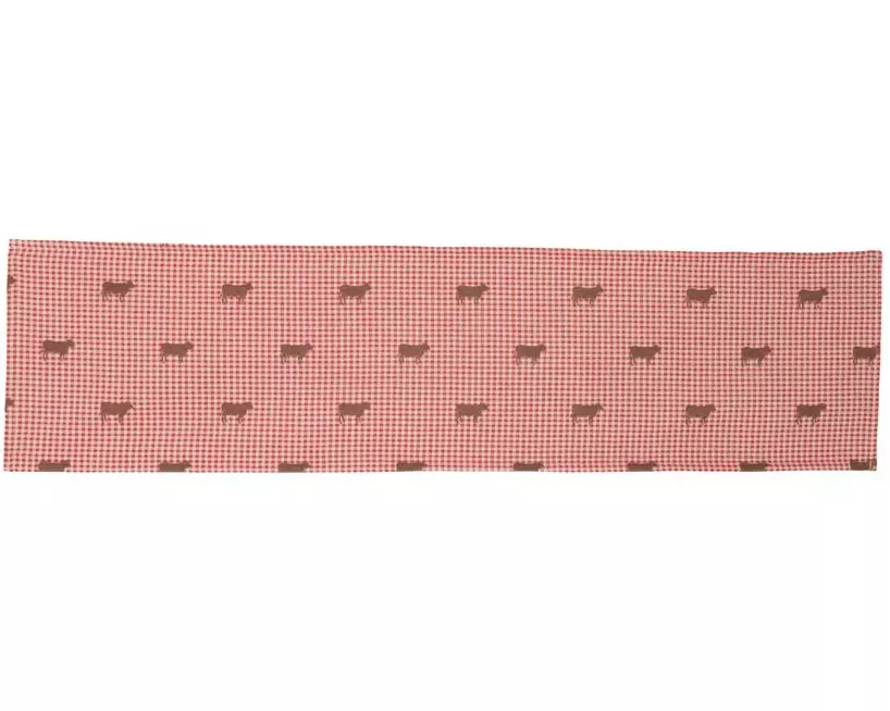 Hubatka Tischläufer Bella 135 cm x 35 cm, Rot