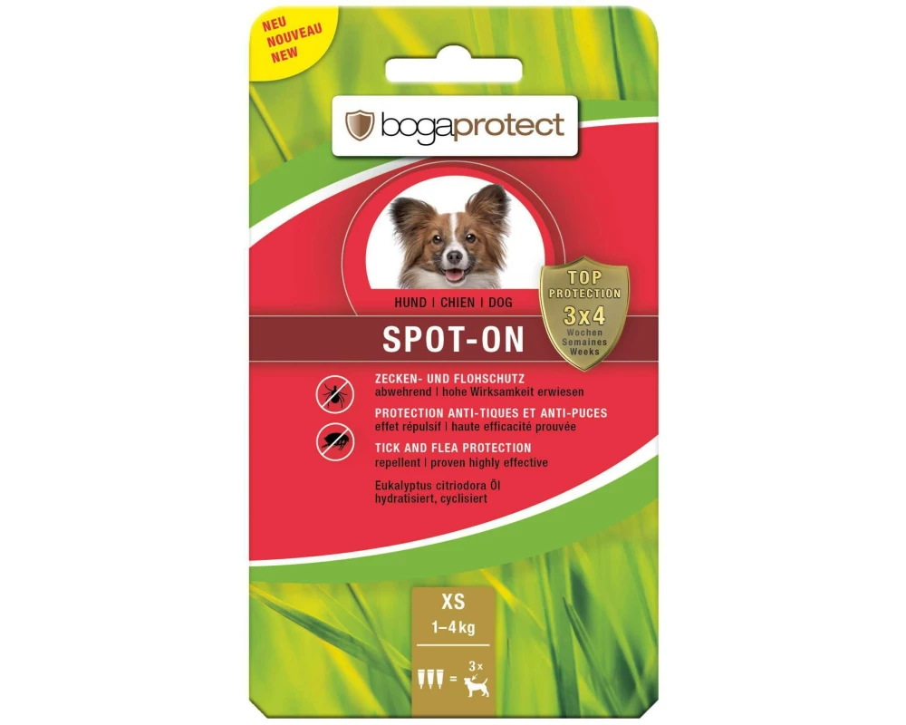 bogar Anti-Parasit-Tropfen bogaprotect Spot-on Hund XS