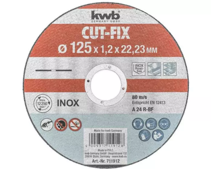 kwb Trennscheibe CUT-FIX Metall Ø 125 mm