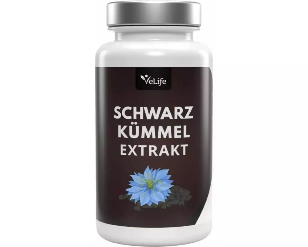VeLife Schwarzkümmel Extrakt 60 Kapseln