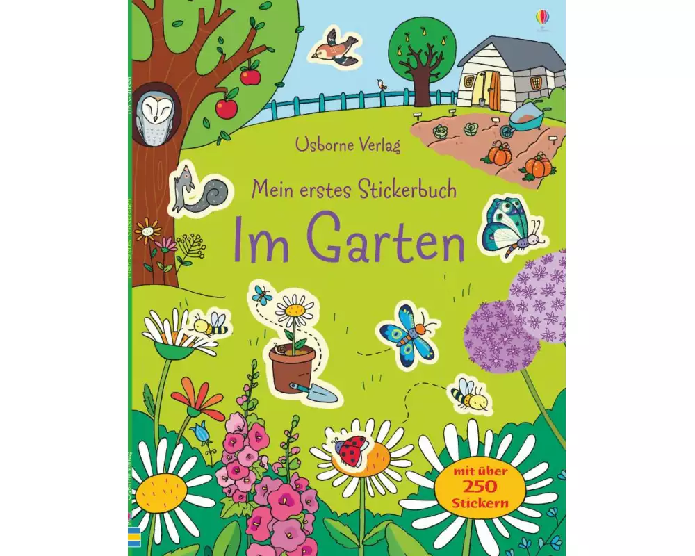 Mein erstes Stickerbuch: Im Garten